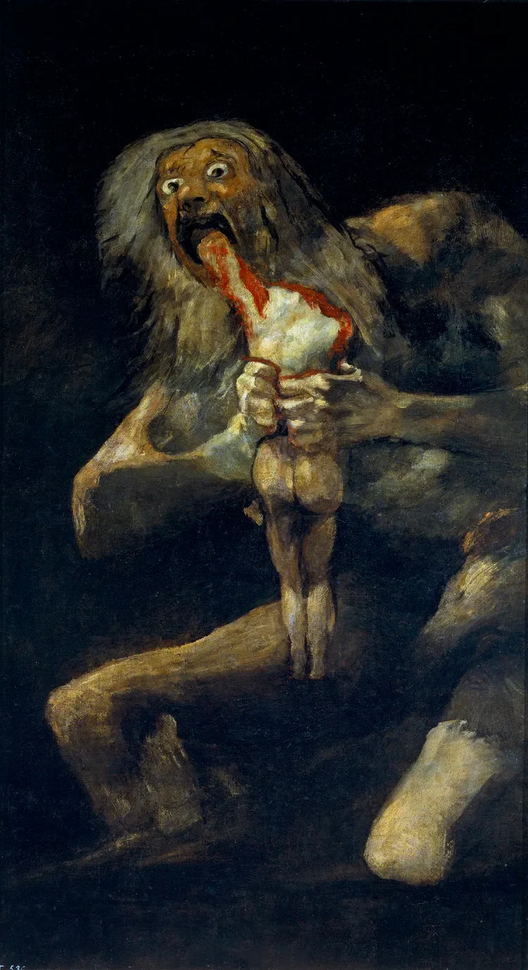 Saturno devorando seu filho - Francisco Goya