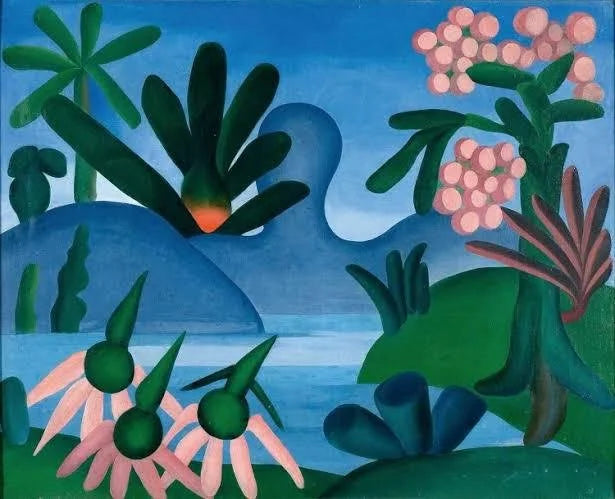 O lago de Tarsila do Amaral