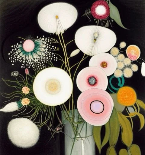 Buquê de flores de Hilma af Klint