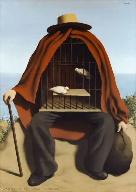 O terapeuta - René Magritte