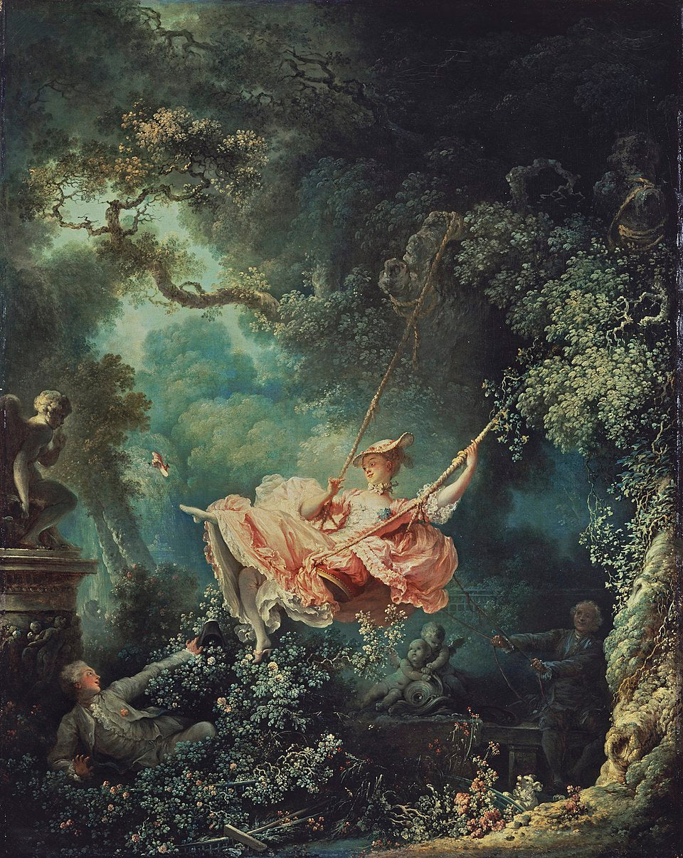 O Baloiço de  Jean-Honoré Fragonard