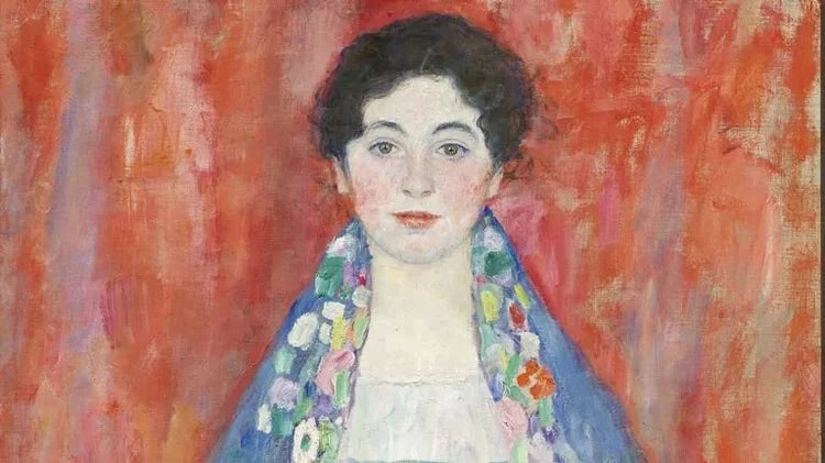 Retrato da señorita Lieser de Gustav Klimt
