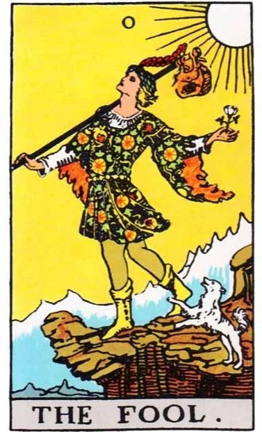 A carta o Louco do tarot de marselha